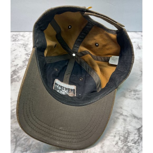 Magellan Outdoors Hat Cap Strapback Live to Explore Forest Mountains Faux Suede - Picture 3 of 8